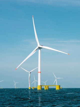 Image for Ekwil of floating offshore wind farm