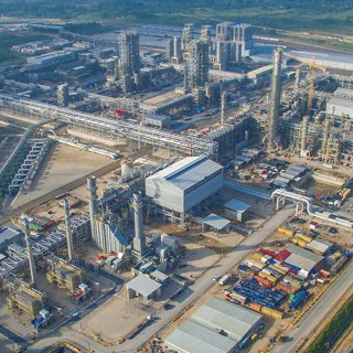 Banner image for Downstream overview page showing an ethylene plant