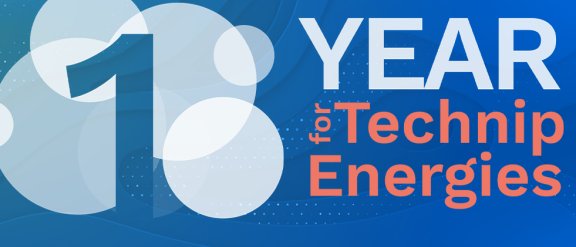 Technip Energies one year birthday image