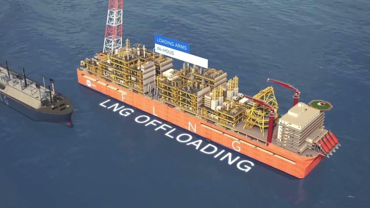 Floating liquefied natural deals gas